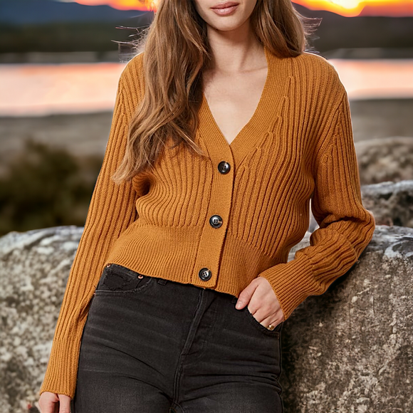 LULUS Winning Pick Ribbed Cardigan