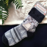 AROMASOLES Chalet Infused Slipper Socks, w/AromaStone