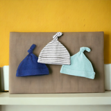 CLOUD ISLAND Baby Boys' 3pk Newborn Hats