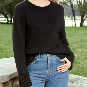 TREASURE & BOND Black Crew Neck Sweater