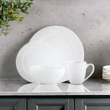 GODINGER Dinnerware Set, Bone China, Inventure, Service for 4