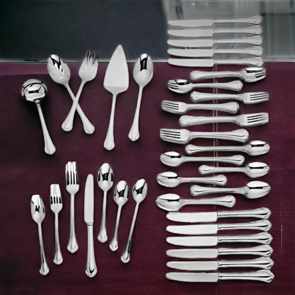 LENOX Alcott Flatware Set, 89 Pc, Service for 12