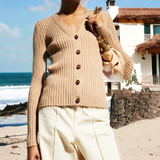 TORY BURCH Ribbed Cardigan