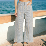 IMPERFECTS Wide Leg Olah Twill Pants