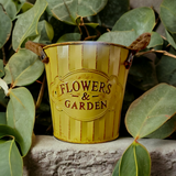 Galvanized Farmhouse Flower Pots