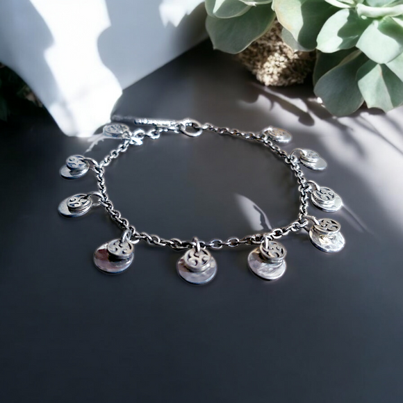 LOIS HILL Silver Charm Bracelet