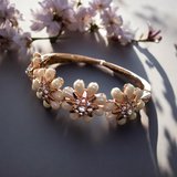 CHARTER CLUB Rose Gold Flower Bracelet