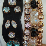 JESSICA CARLYLE Rhinestone Watch & Bracelet Set