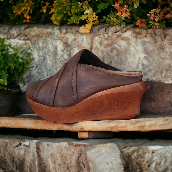 Handmade Leather Clogs