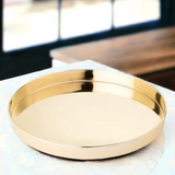 VISKI Round Polished Serving Tray