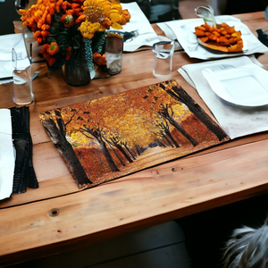 AMBESONNE Autumn 4 Pc Placemat Set