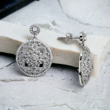 GIANI BERNINI Antique CZ Disc Earrings