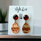 STYLE & CO Crystal Pendant Earrings