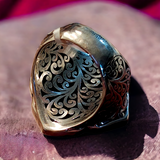 LOUS HILL Sterling Silver Carved Ring