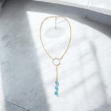 ALFANI Turquoise Lariat Necklace