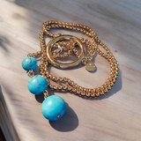 ALFANI Turquoise Lariat Necklace