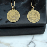 ZENZII Coin Link Earring