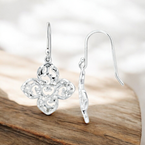 GIANI BERNINI Filigree Flower Earrings