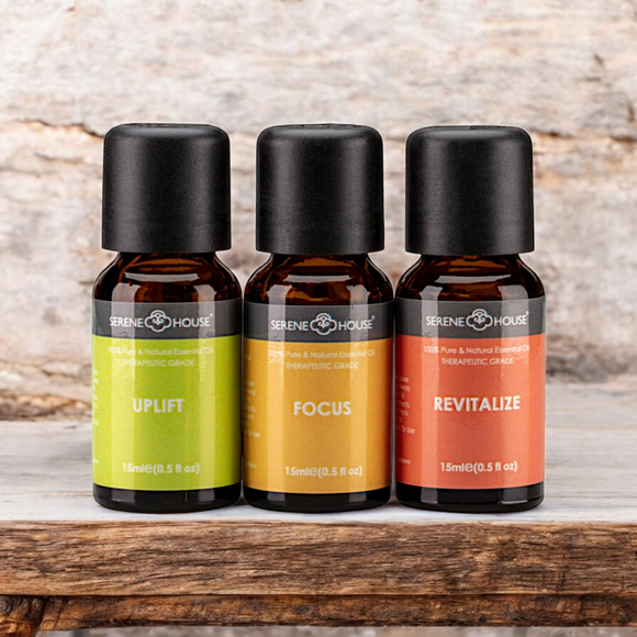 SERENE HOUSE Essential Oils Energy Collection