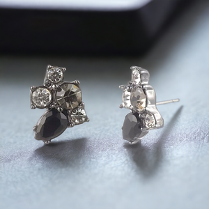 GIVENCHY Crystal Cluster Earrings