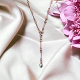 GIVENCHY Crystal Lariat Necklace