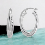 MACY'S Twisted Hoop Earrings