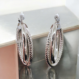 MACY'S Twisted Hoop Earrings