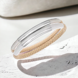 ALFANI Curved Bar & Braided Rope Bangle Bracelets