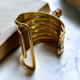 FROM ST XAVIER Brass Lateefa Cuff Bracelet