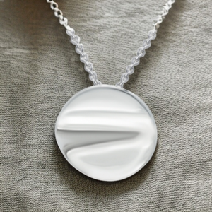 GIANI BERNINI Polished Disc Pendant Necklace