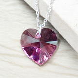 MACY'S Swarovski Crystal Heart Pendant