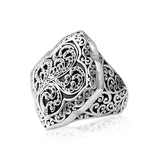 LOUS HILL Sterling Silver Carved Ring