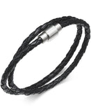 SUTTON Men's Braided Leather Bracelet