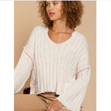 Soft Flared Sleeve Sweater