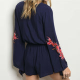 Embroidered Romper