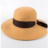Wool Floppy Brim Hat