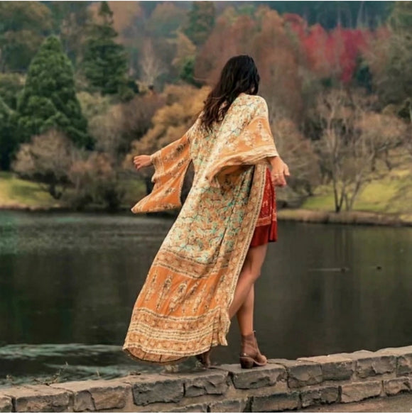 Wide Sleeve Kimono
