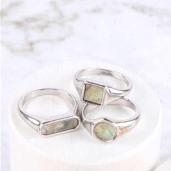 Abalone Ring Sets