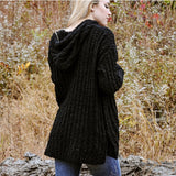 Hooded Chenille Sweater