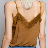 Soft Lace Trimmed Cami