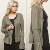 Mineral Washed Cardigan