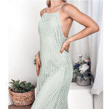 Crochet Lace Maxi Dress
