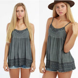 Lacey Washed Tank