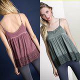 Lacey Washed Tank