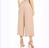 LEITH Cropped Wide Leg Pants