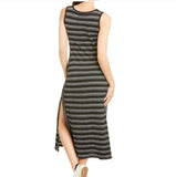 MAX STUDIO Striped Maxi Dress