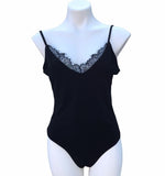 LEITH Lace Trimmed Bodysuit