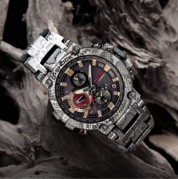 G-SHOCK Men's Python Wildlife Promising MT-G Watch