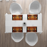 AMBESONNE Autumn 4 Pc Placemat Set