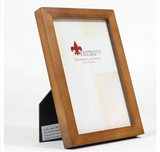 LAWRENCE FRAMES 4x6 Wooden Chestnut Picture Frame